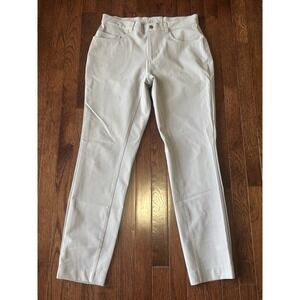 State and Liberty Pants Mens 33x30 Gray Slim Fit Stretch Golf Moisture Wicking